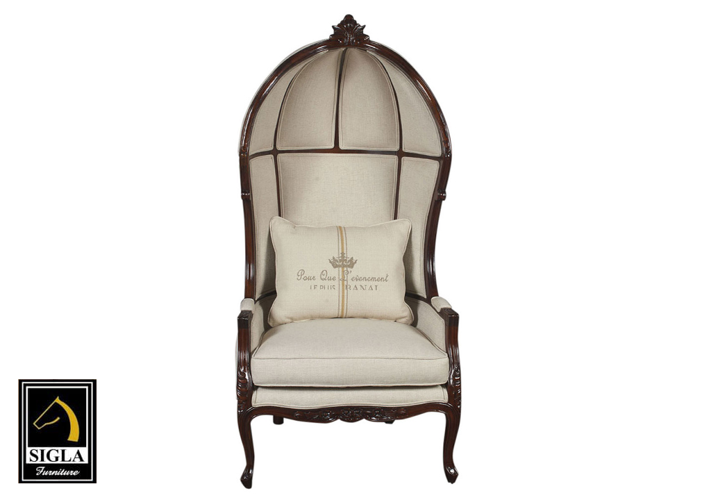 Add Balloon Canopy Hood Throne Lounge Chair to your Home
