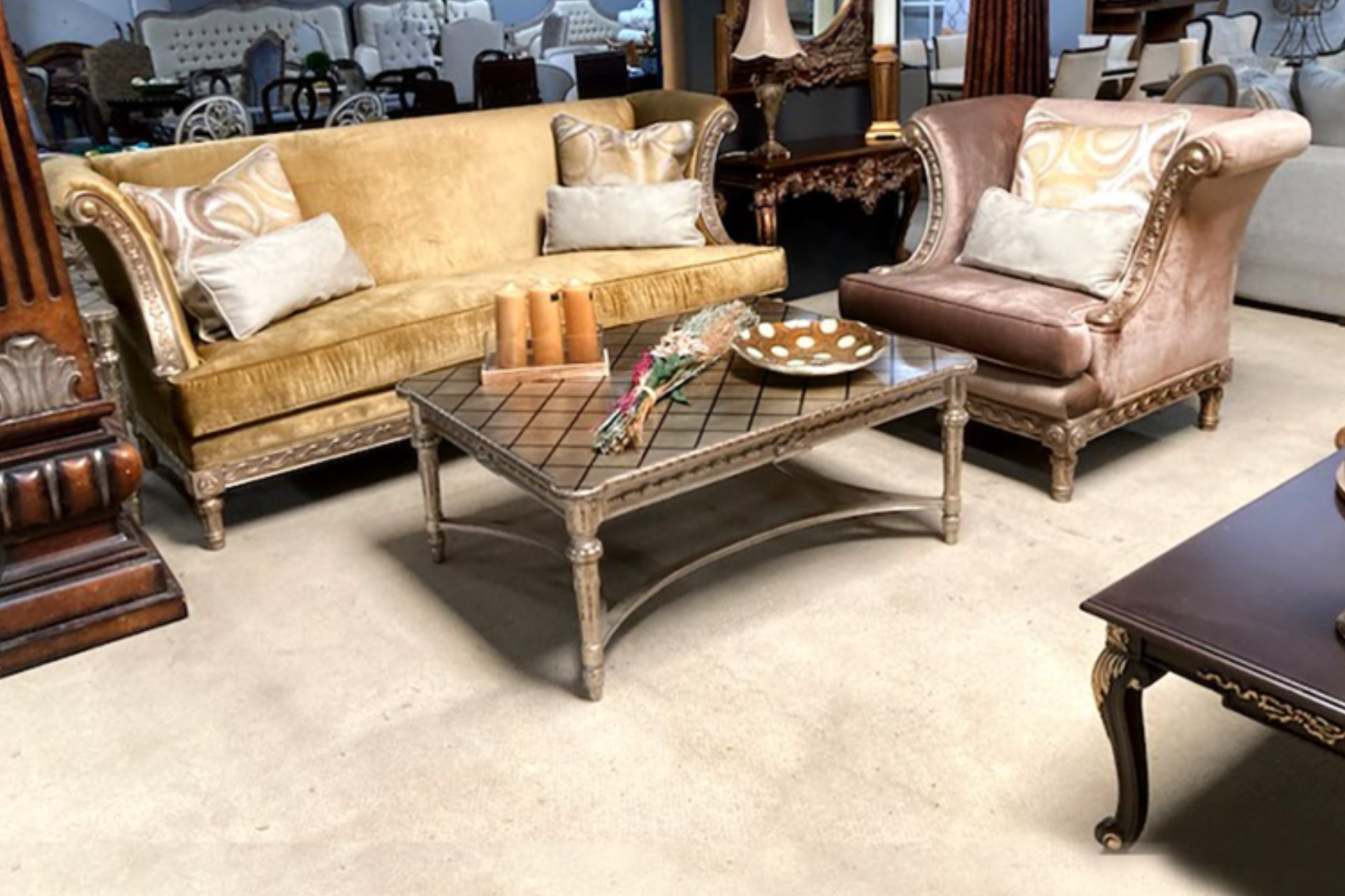 luxury living room furniture Los Angeles