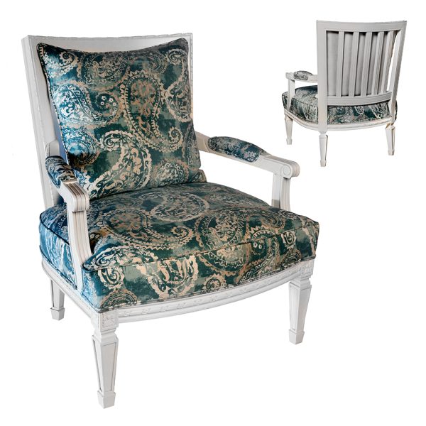 Sorrento Linear Transitional Lounge Chair S417LC-1 - Image 9