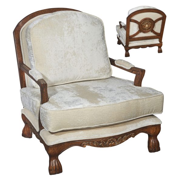 King Lion Back Lounge Chair Tuscany Furniture S221LC-1