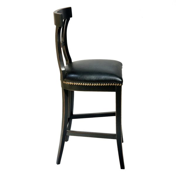 Classic Barrel-Back Swivel Barstool S320BA-1 - Image 4