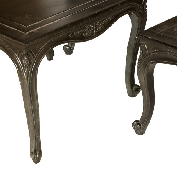 Louis XVI Dalia Wood Top Coffee Table Set - Image 2