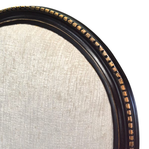 Louis XVI Oval Back Italian Arm Chair - Image 7