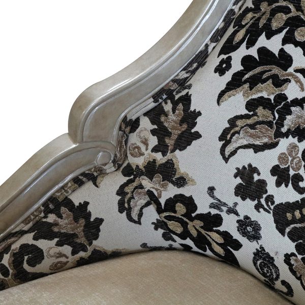 Louis XVI Scroll Back Accent Chair - Image 2