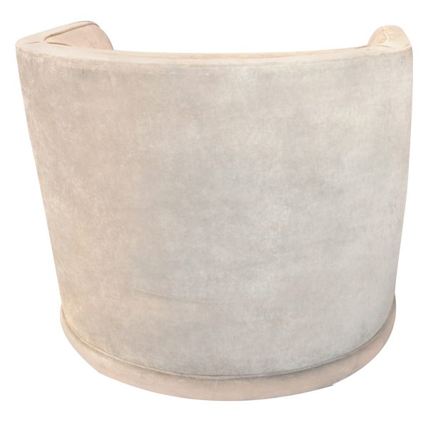 Luxe Barrel-Back Traditional Swivel Chair - Image 4