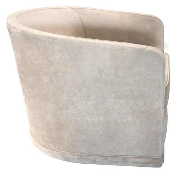 Luxe Barrel-Back Traditional Swivel Chair - Image 5