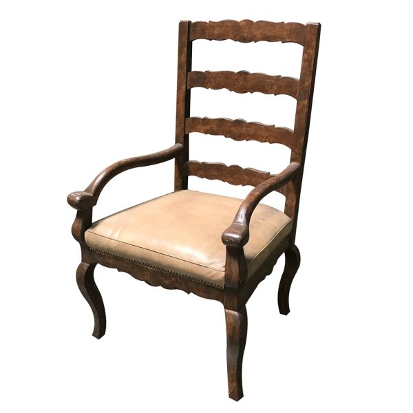 Milano Ladder Back Country Arm Chair - Image 2