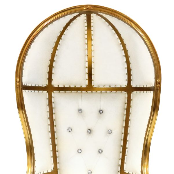 Balloon Canopy Hood Throne Lounge Chair - Image 8