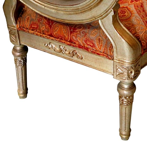 Neoclassical Carved Accent Chair - Image 7