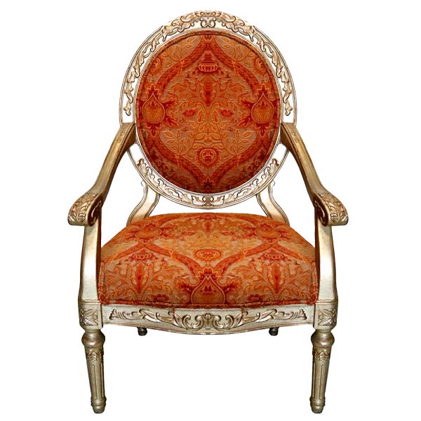 Neoclassical Carved Accent Chair - Image 12
