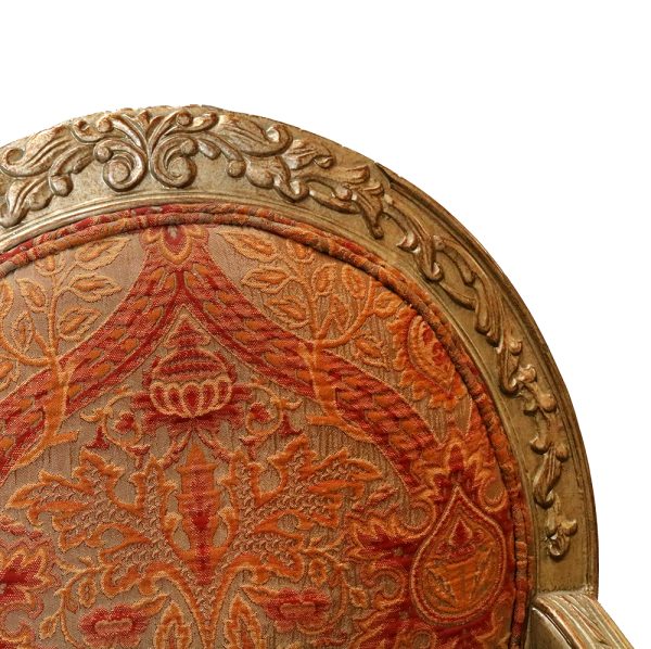 Neoclassical Carved Accent Chair - Image 2