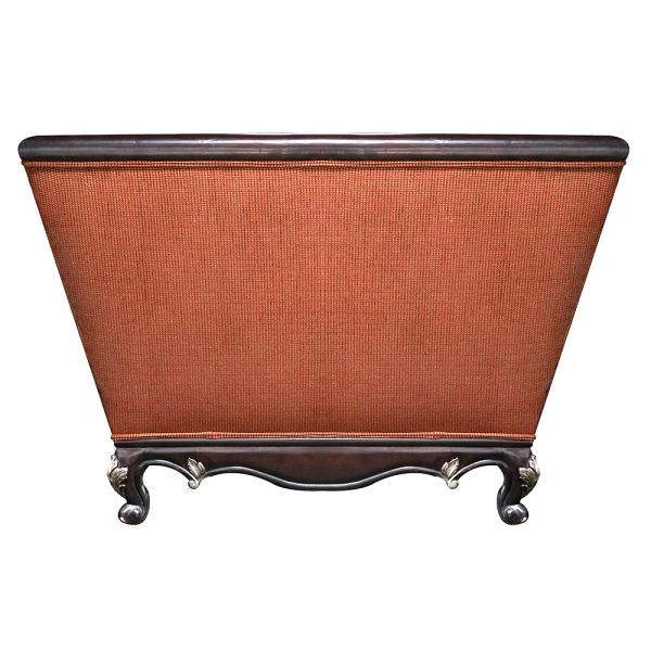 Ornate Hand-Carved Transitional Lounge Chair - Image 4