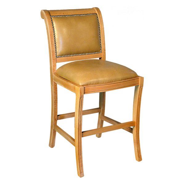 Louis XVI Pedram Rolled Back Arm Chair - Image 4