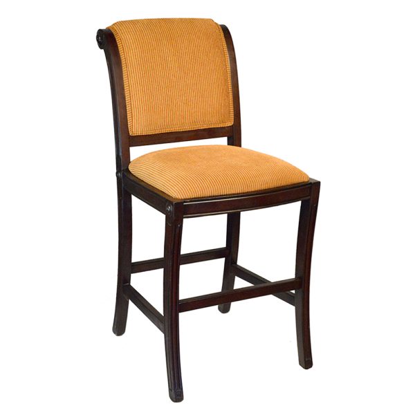 Louis XVI Pedram Rolled Back Side Chair - Image 4