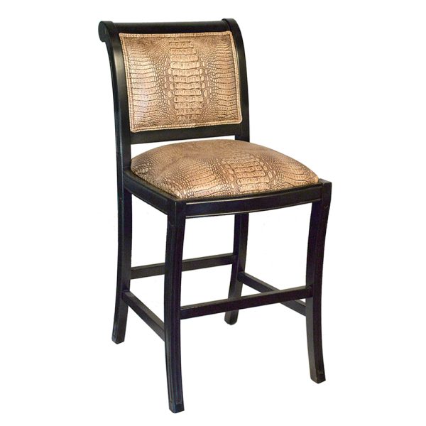 Louis XVI Pedram Rolled Back Arm Chair - Image 3