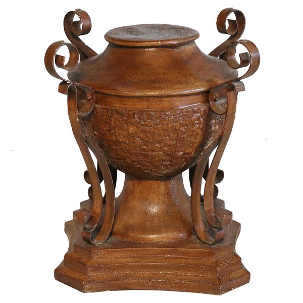 The Urn Glass Top Dining Table