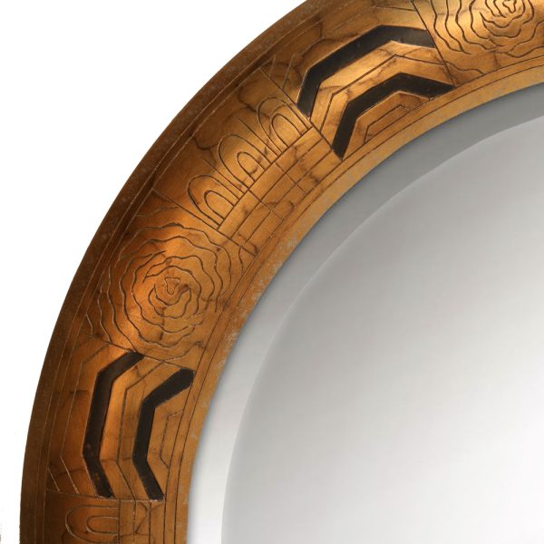 ZZ Transitional Round Mirror Furniture - Image 2