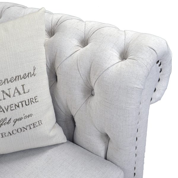 Aban Transitional Tufted Sofa Furniture - Image 3