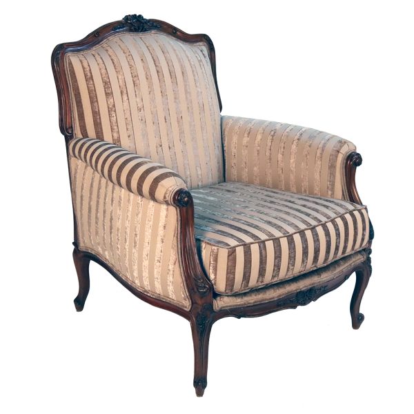 Cadmus Vintage Louis XVI Lounge Chair - Image 4