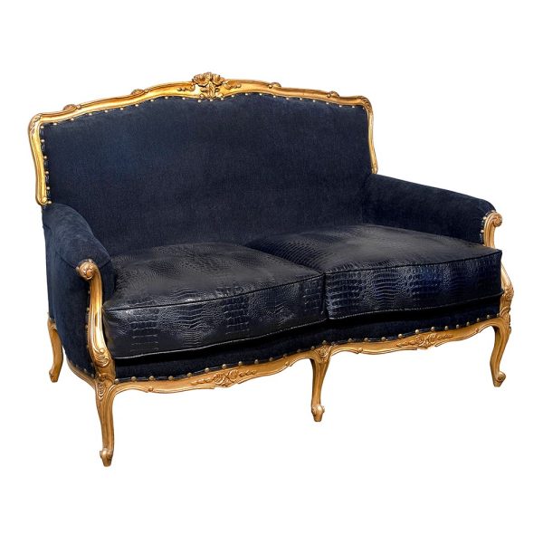 Cadmus Vintage Louis XVI Lounge Chair - Image 3