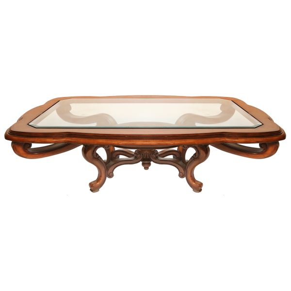 Azar Glass Top Coffee Table - Image 6