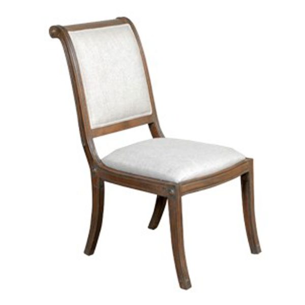 Louis XVI Pedram Rolled Back Arm Chair - Image 2