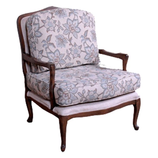 Louis XVI Traditional Lounge Chair - Image 8