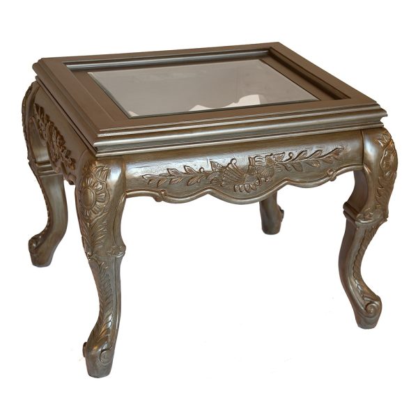 Louis XVI Glass Top Coffee Table S1001CT-1 - Image 3