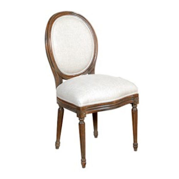 Louis XVI Round Glass Top 5 Piece Dining Set - Image 2