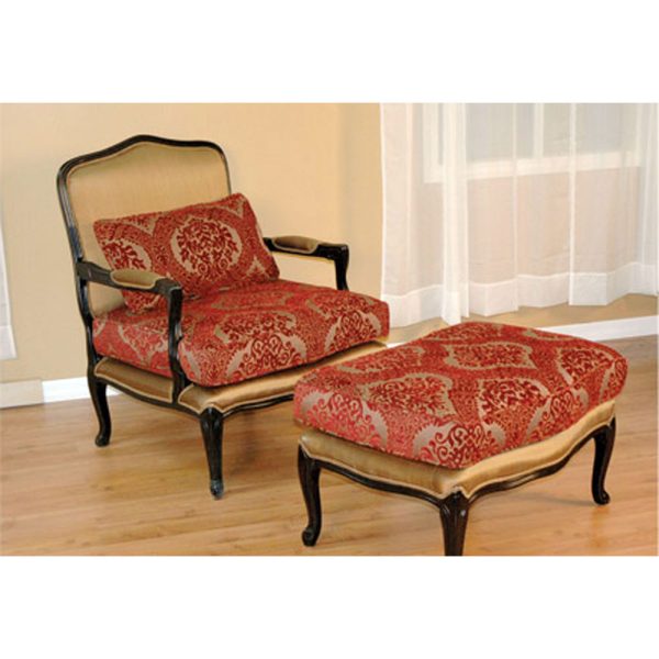 Louis XVI Traditional Lounge Chair - Image 7