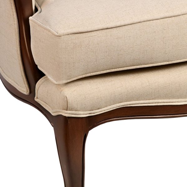 Louis XV Transitional Lounge Chair - Image 5