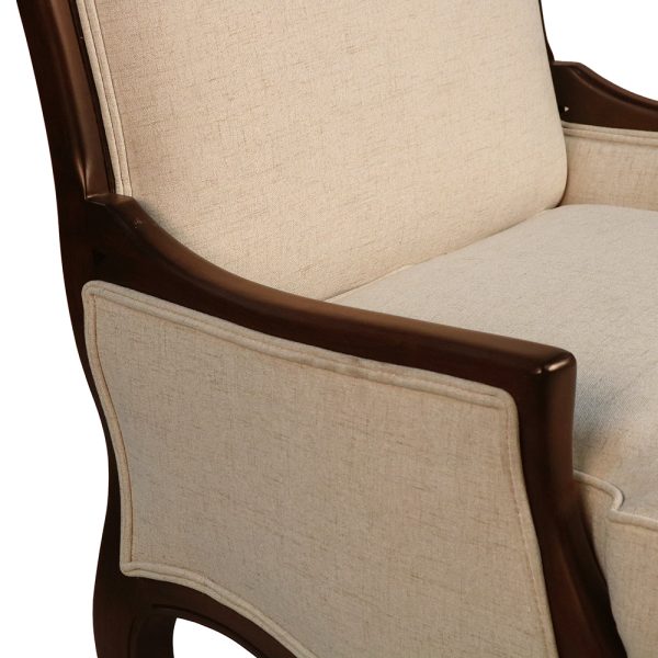 Louis XV Transitional Lounge Chair - Image 2