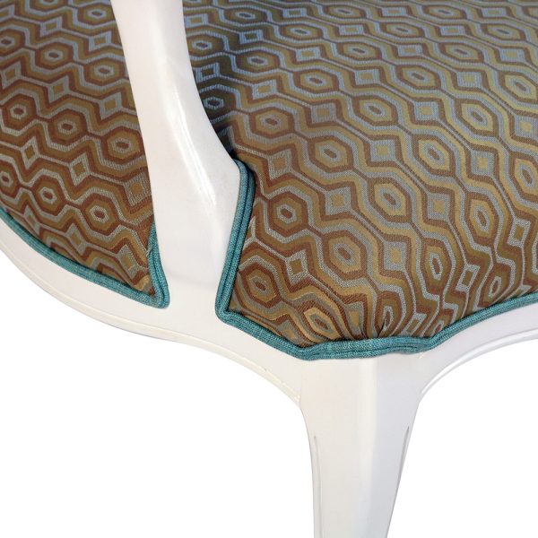Louis XVI Transitional Lounge Chair - Image 3
