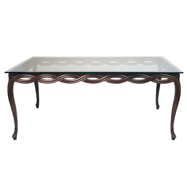 Madrid Loop 7 Piece Transitional Dining Room Set-1 - Image 3