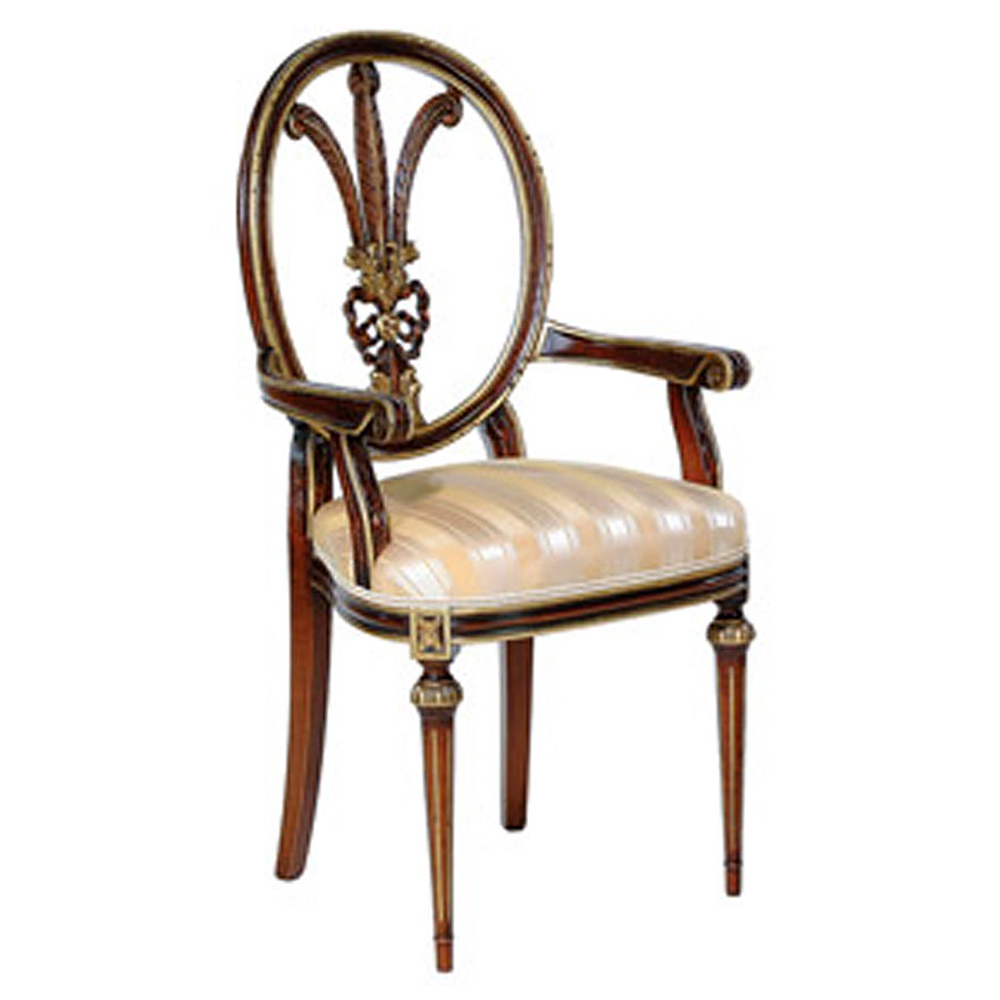 Medal Louis XVI French Arm Chair Furniture