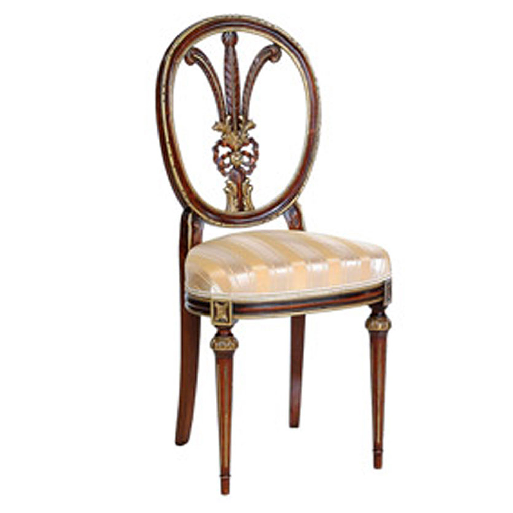 Medal Louis XVI French Accent Side Chair
