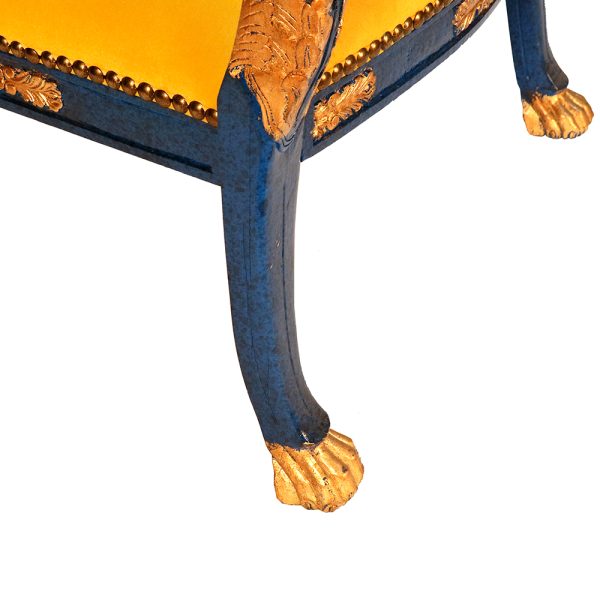 Padova Lion Arm Chair with Lakers Colors - Image 6