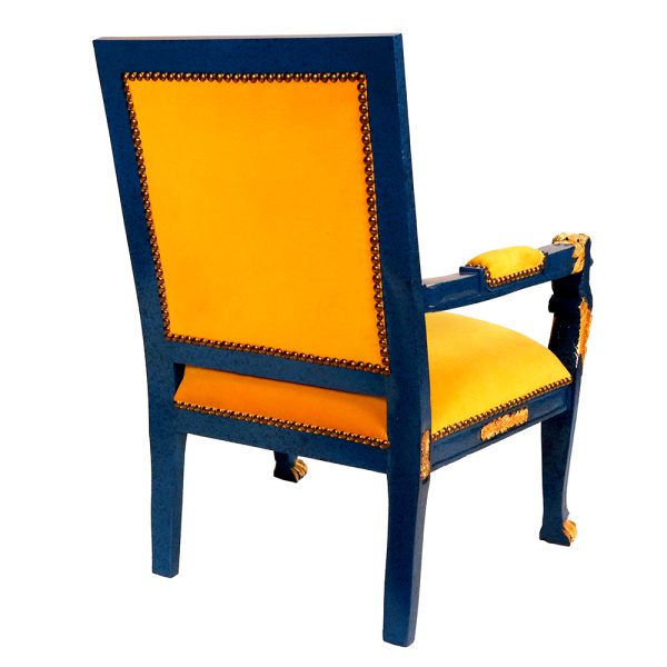 Padova Lion Arm Chair with Lakers Colors - Image 8