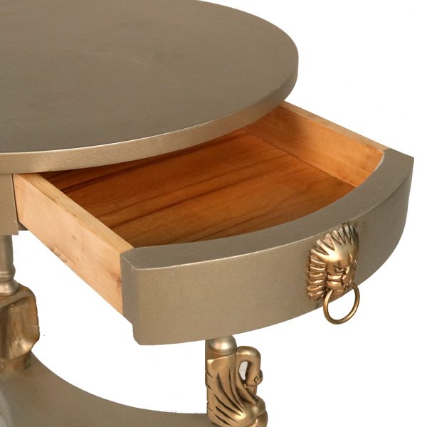 Swan Leg Accent Table Furniture S1033AT-1 - Image 4