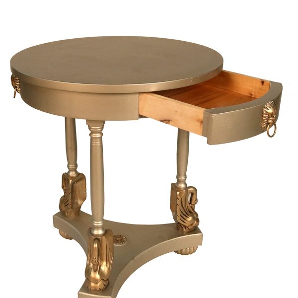 Swan Leg Accent Table Furniture S1033AT-1 - Image 5