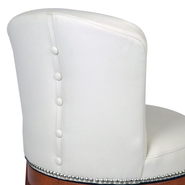 Val Upholstered Swivel Barstool - Image 2