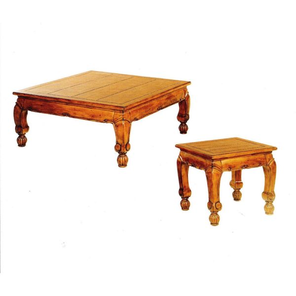 Louis XII Wood Top End Table S255ET-1 - Image 3